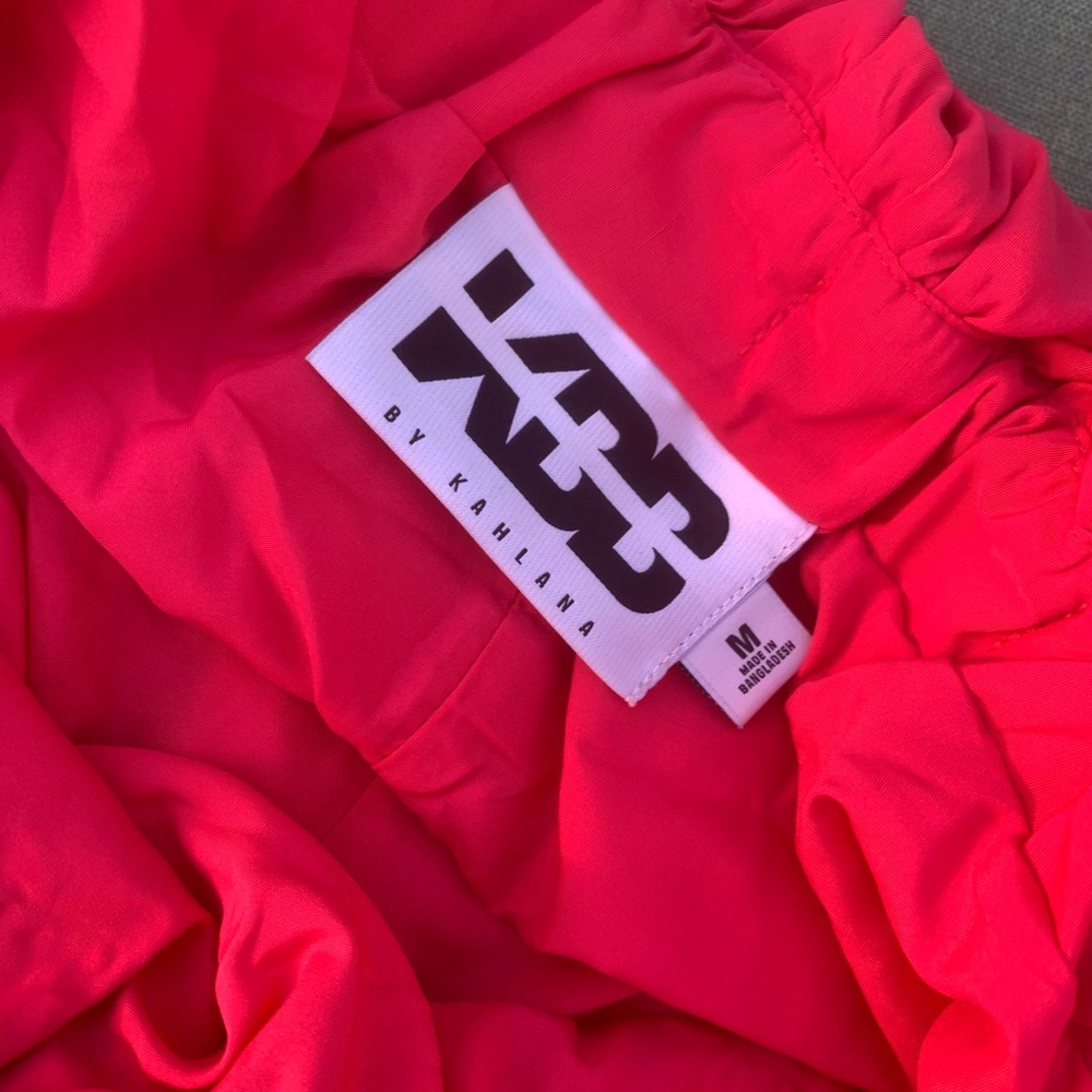 NWOT KBB by Kahlana Red Bubble Skirt - Picture 5 of 5